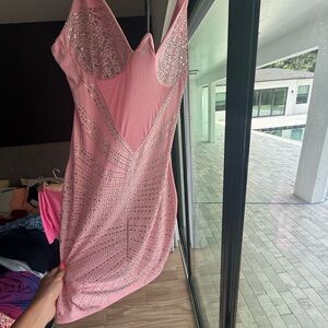 Pink Embellished Dress